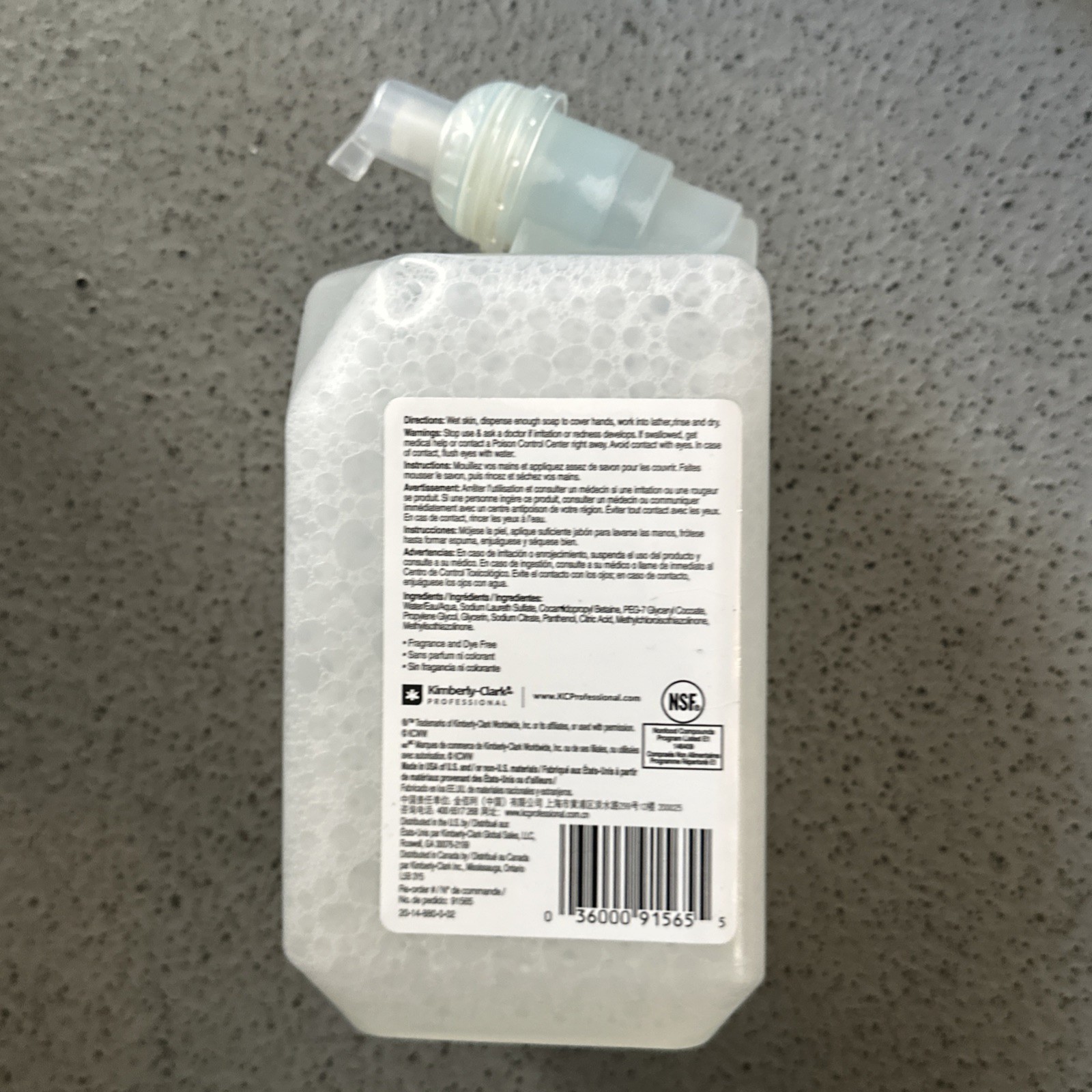 Scott 91565 Essential Green Foam Skin Cleanser 33.8oz 1L Free Ship