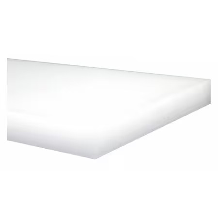 Off-White Hdpe Sheet Stock 48″ L X 24″ W X 1.000″ Thick, 1Zar6