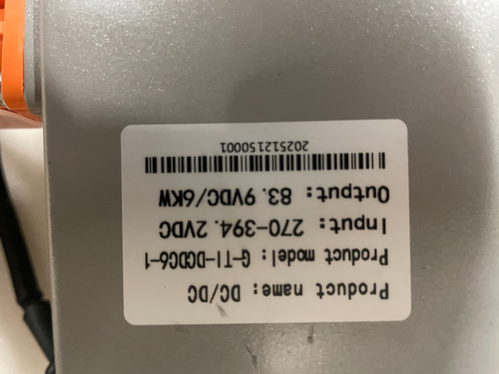 350V to 72V 6KW DCDC Converter EV