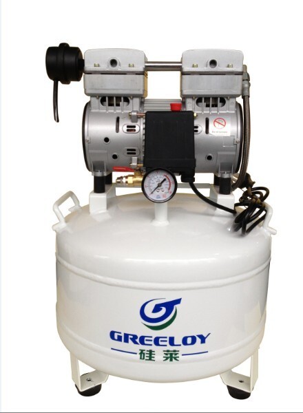 40L Silent Dental Electric Oil-free Air Compressor GA-81A for Two Dental Chairs
