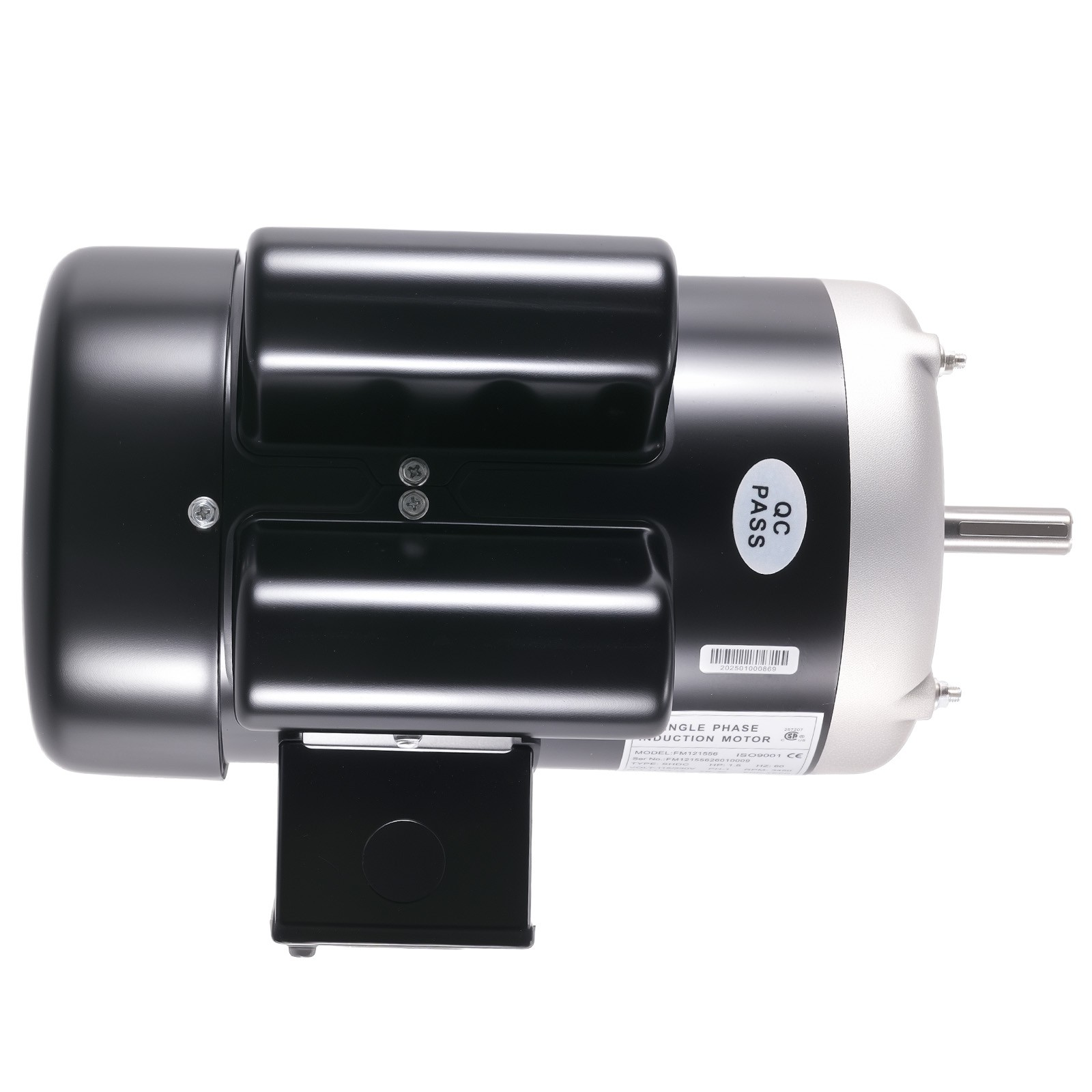 1.5HP Electric Motor 3450 RPM, AC 115V/230V, 5/8″ Shaft, Air Compressor Motor