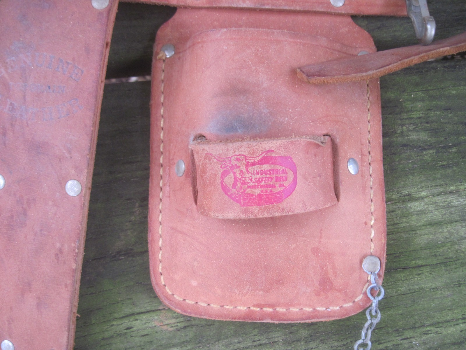 Vtg. Child’s Leather Industrial Safety Belt Co. Pittsburgh, PA. 24″to29″
