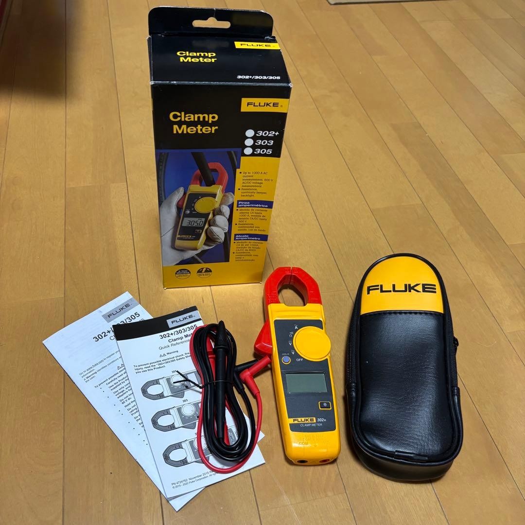 Fluke 302+ AC400A Clamp Meter Tester AC/DC Volt Amp Multimeter Average value