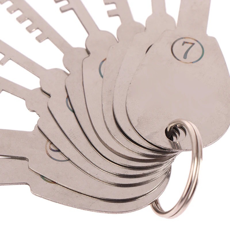 Stainless Steel Comb Lock Tools 9In1 Full Set Repair Tool Bypass Method