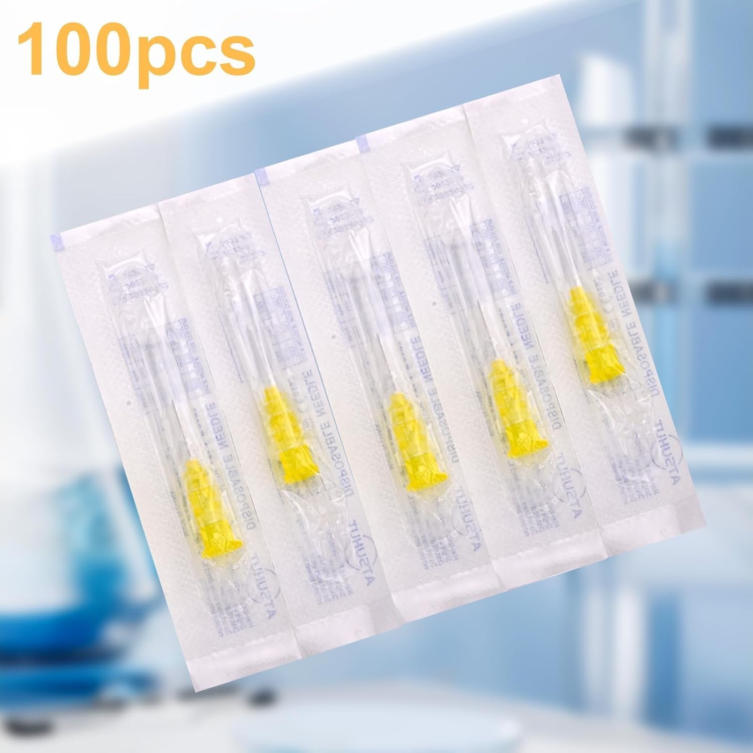 100 Pack 30 Ga Disposable Needles – Precise Dispensing for Science & Industry