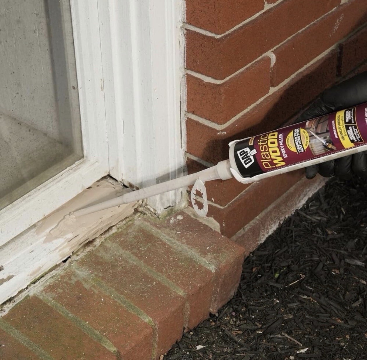 DAP Plastic Wood Epoxy Filler Natural 8.6 fl oz Interior Exterior Waterproof