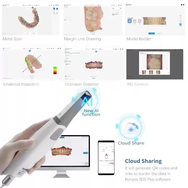 NSK Dental estilo LED E-Generador de Botón pieza de mano alta veloc 2 Hole