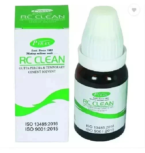 Cement Solvent 15ml Bottle Pyrax RC CLEAN Gutta Percha & Temporary( FREE SHIPING