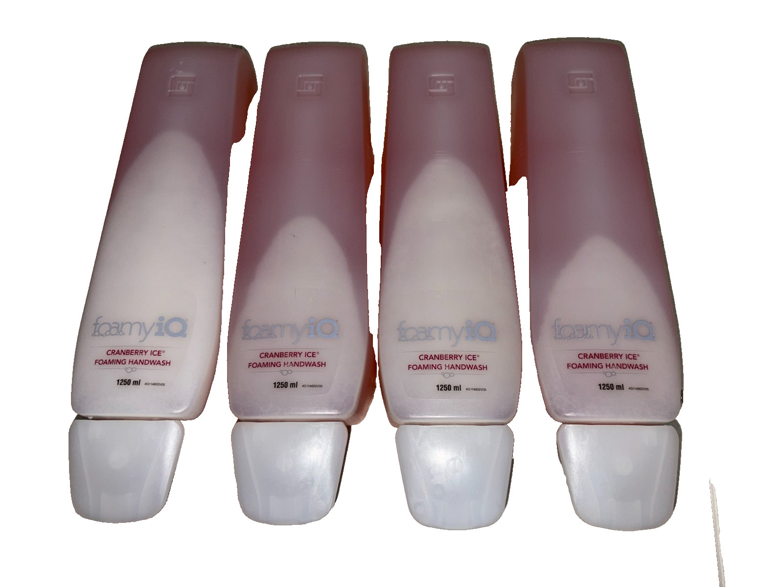 Four Spartan FoamyIO Cranberry Ice Foaming Handwash 1.25 L 1250 mL Refills