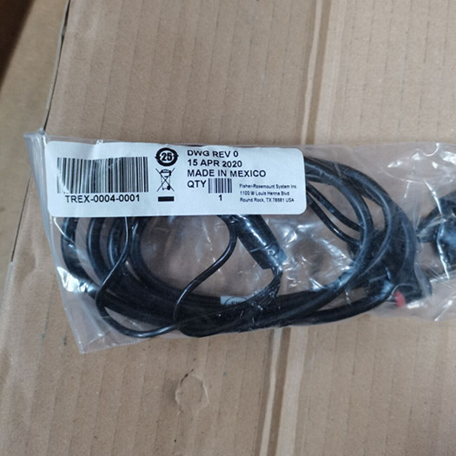 EMERSON COMMUNICATOR TREX-0004-0001 AMS TREX CABLES LEAD SET WITH CONNECTORS