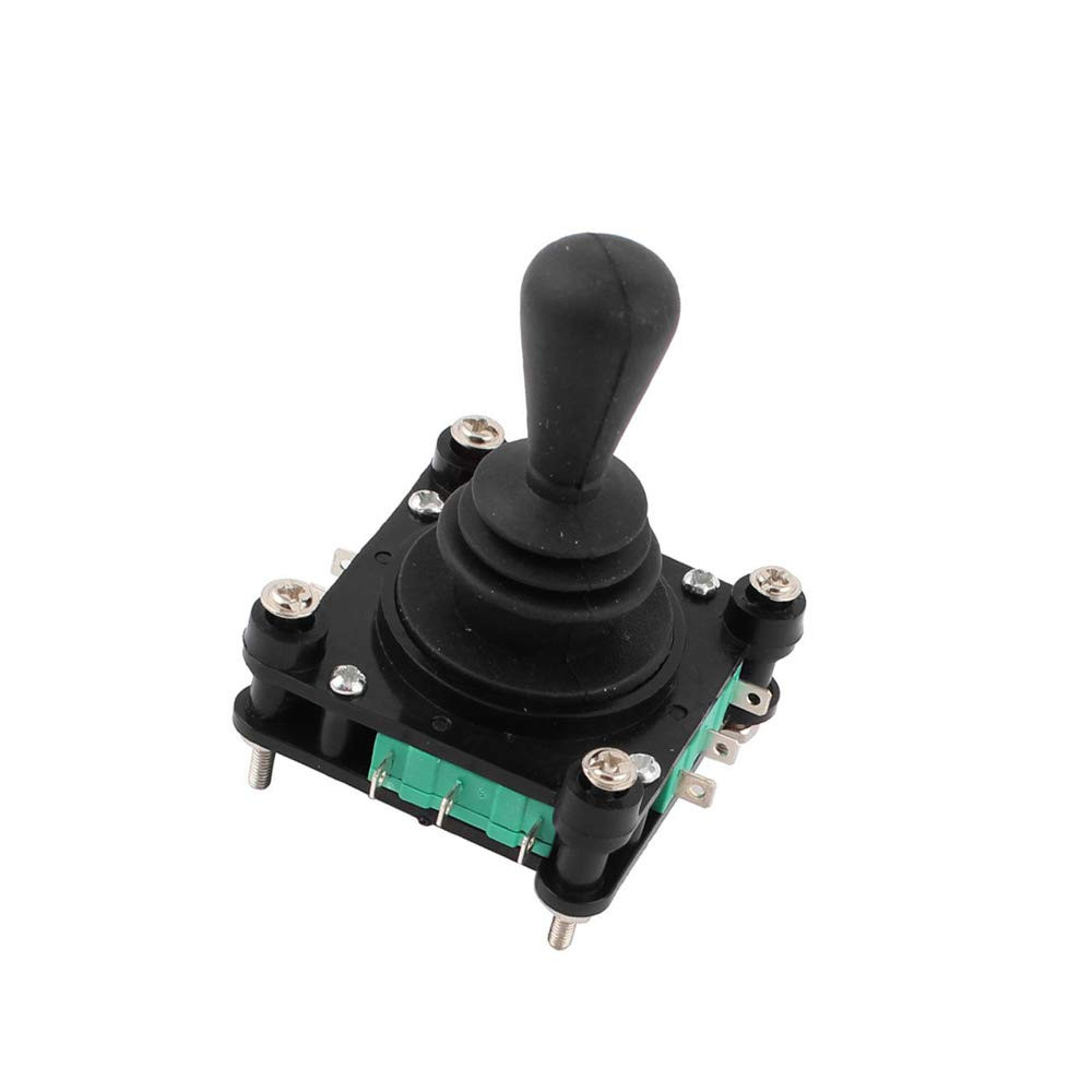 1Pcs AC 250V 5A 4NO 4NC Joystick Switch Momentary 2.5mm Fixing Thread