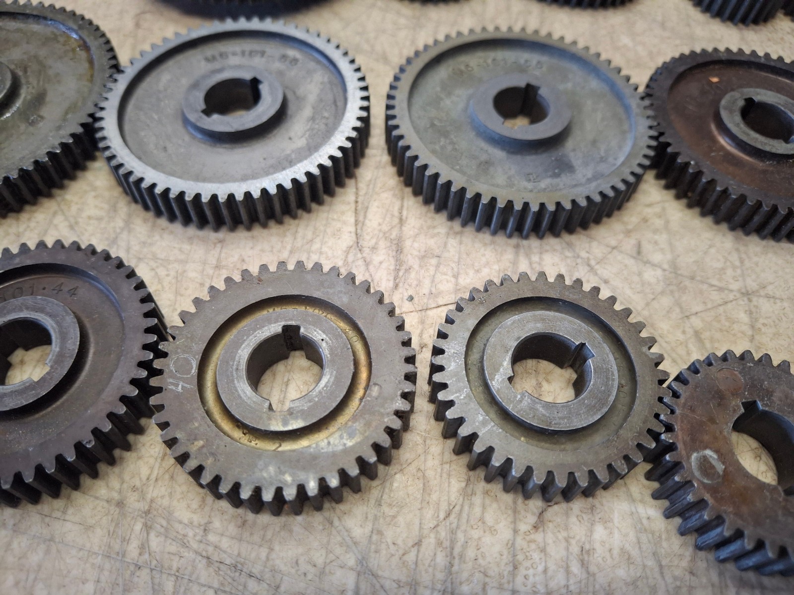 Vintage 6″ Lathe Atlas 618 Craftsman 109 Change Gear Lot Set 1/2″ Bore
