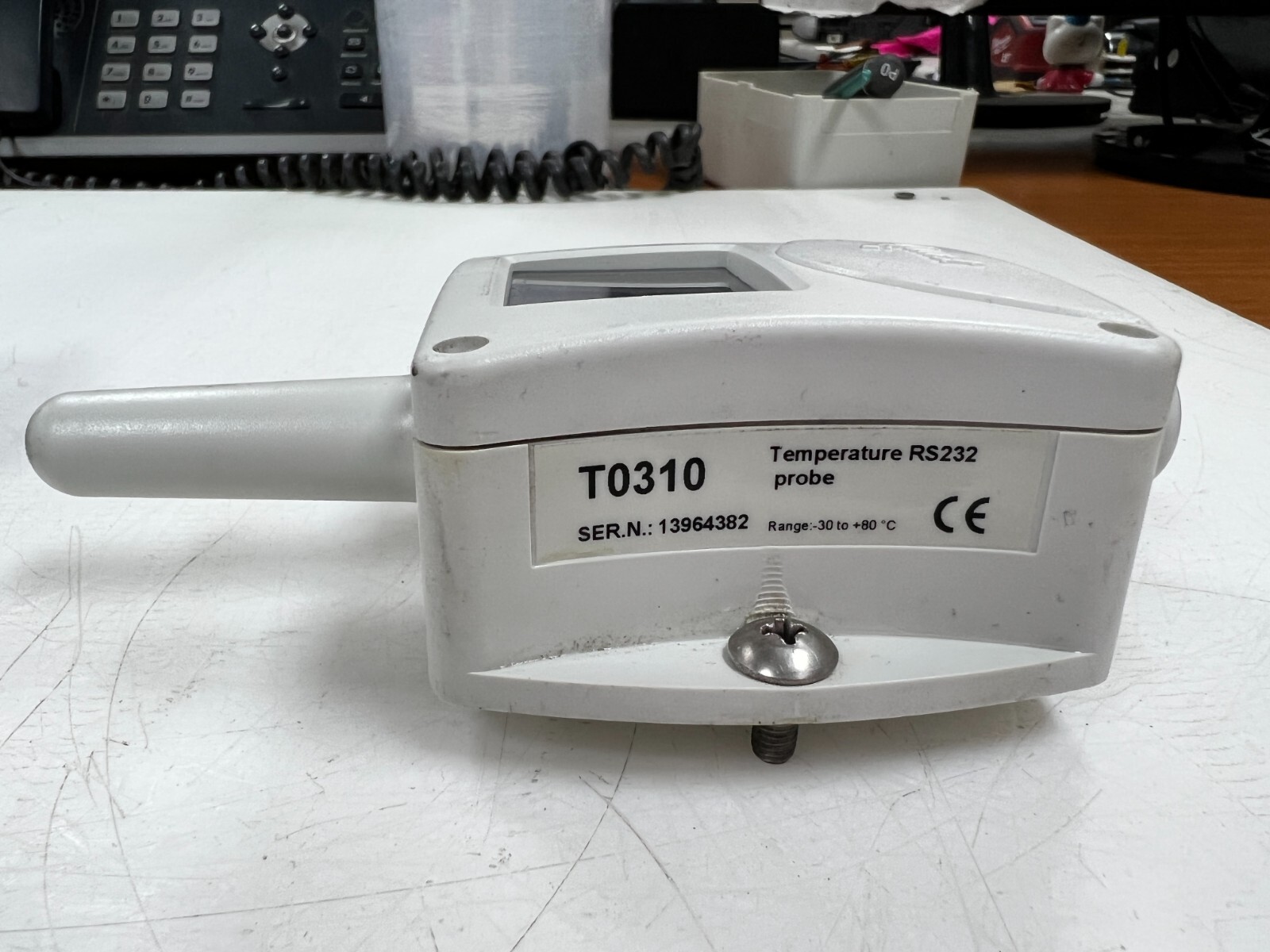 👀 COMET AMBIENT TEMPERATURE TRANSMITTER W/ RS232 OUTPUT 90-30 VDC T0310