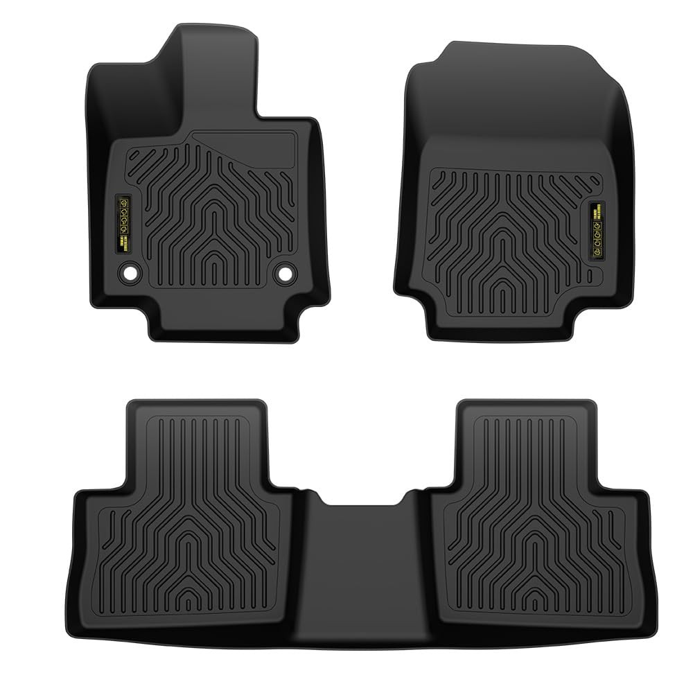 TPE Floor Mats Toyota RAV4 2019-2024 Hybrid 1st 2nd Row All Weather Protection