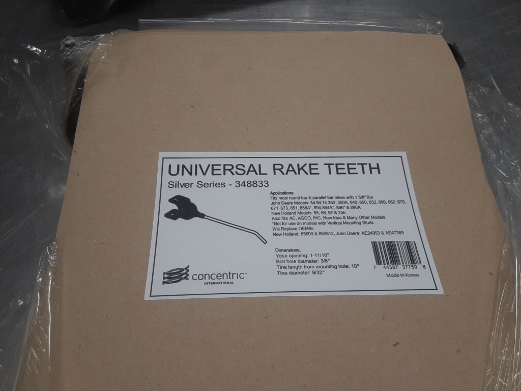 Set of 20 New Aftermarket Universal Rubber Rake Teeth John Deere New Holland