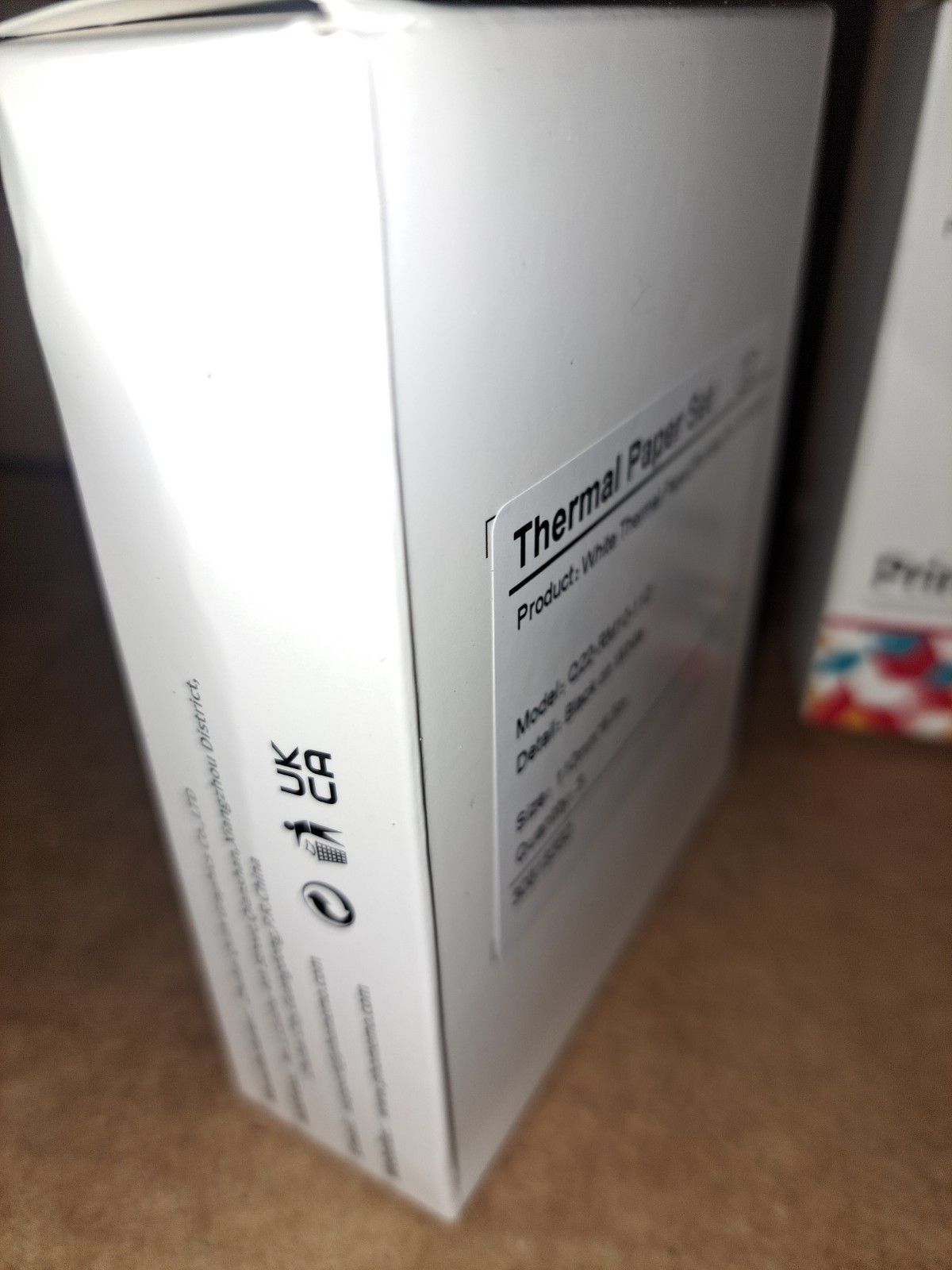 Phomemo Printer Thermal Paper Set Non Adhesive 110mm 6.5m 6 Rolls Total