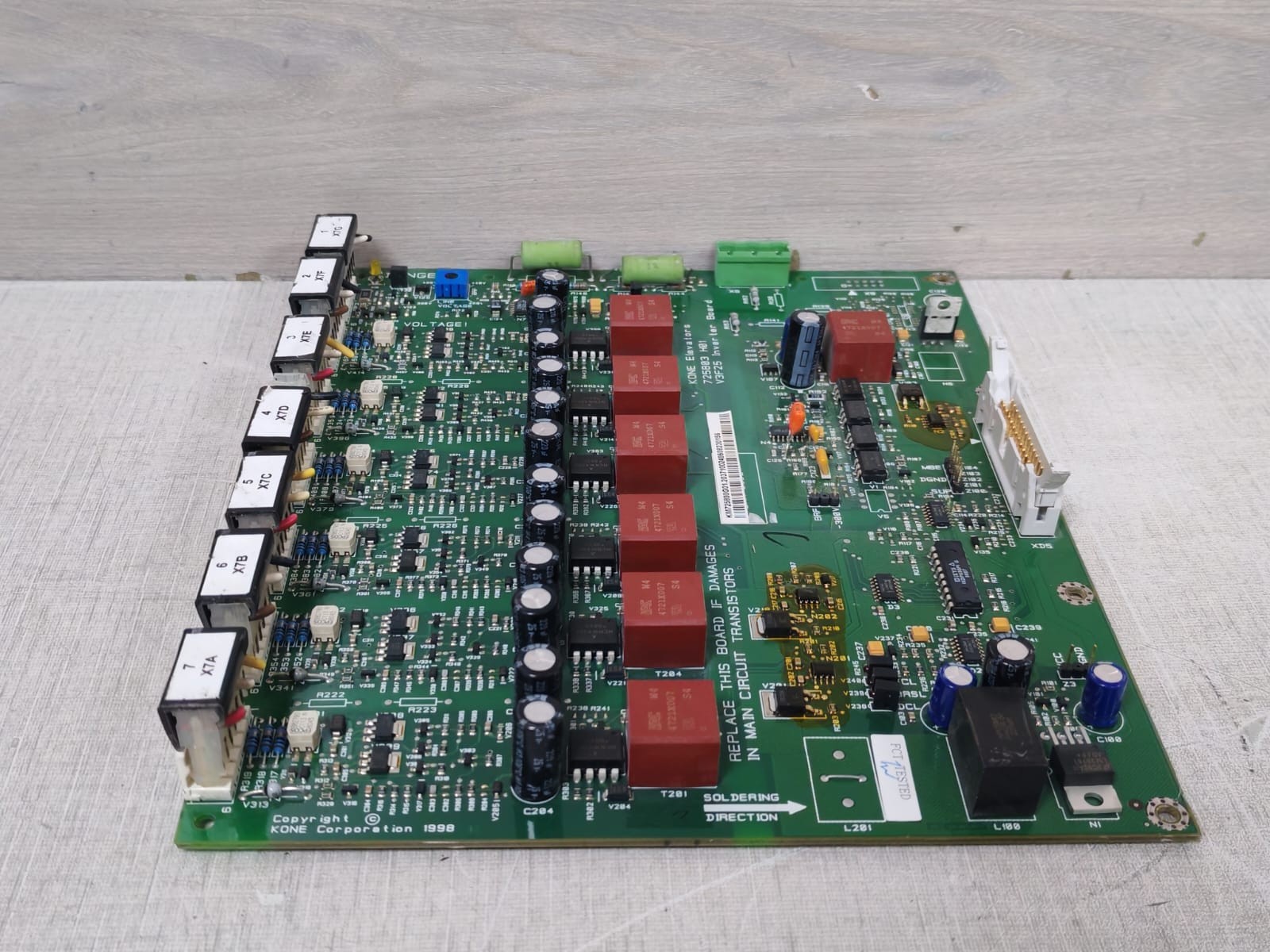 KONE 725803 H01 V3F25 Inverter Board KM725800G01