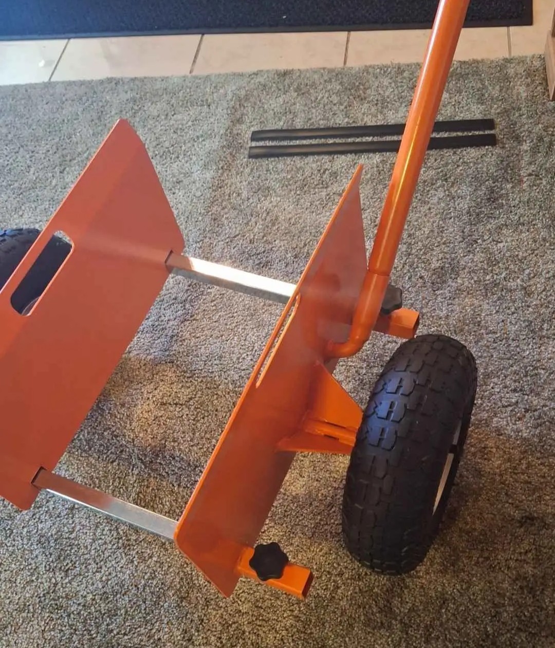 Garvee New 600lb Panel Pusher Dolly Cart Truck