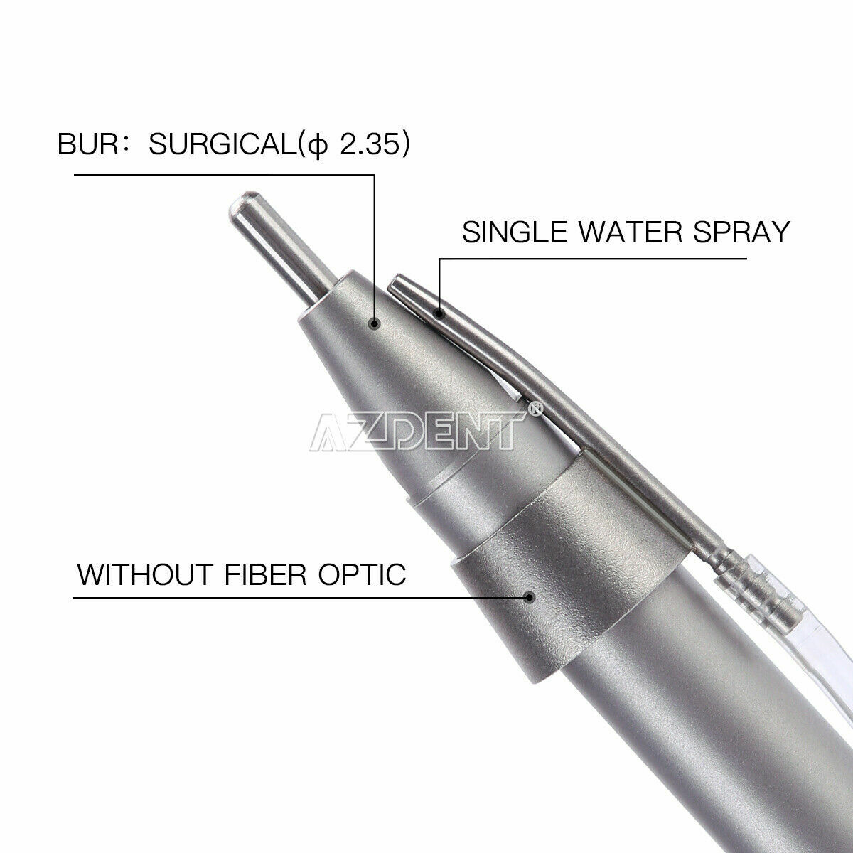 Dental Surgical Straight Head 1:1 Direct Drive 20 Degree Operation Handpiece