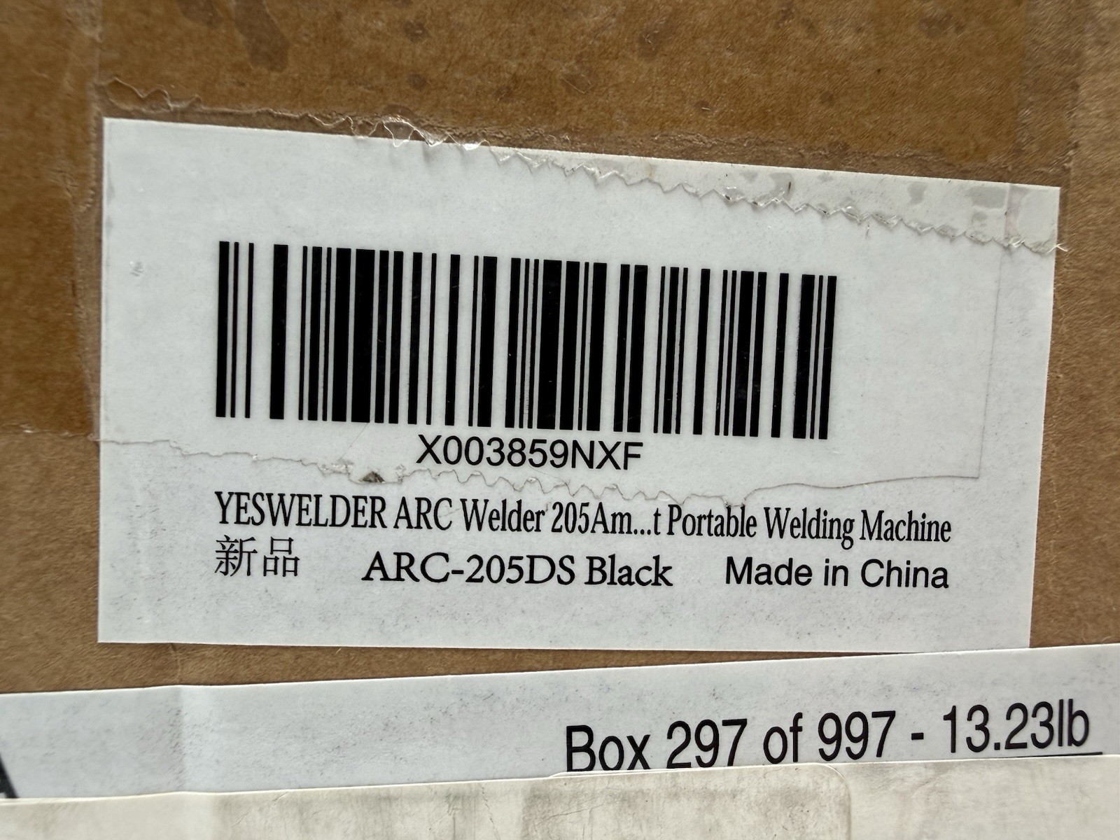 YESWELDER ARC-205DS Stick Welder AC/DC Welding Machine w Cables Dual Voltge 205a