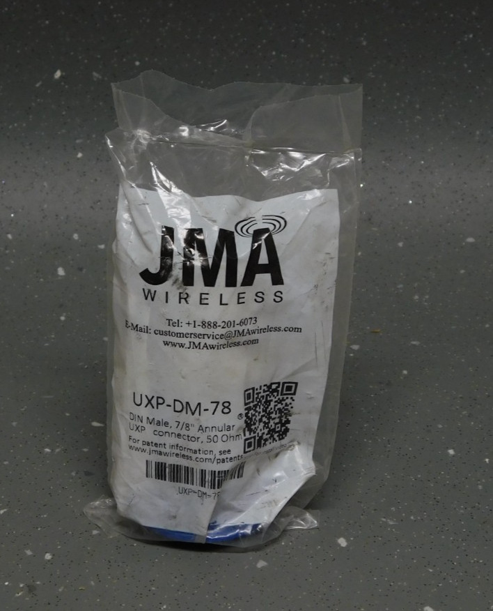 JMA UXP-DM-78 4.3-10 Male 7/8″ Annular Cable UXP Torque Connector 50 Ohm