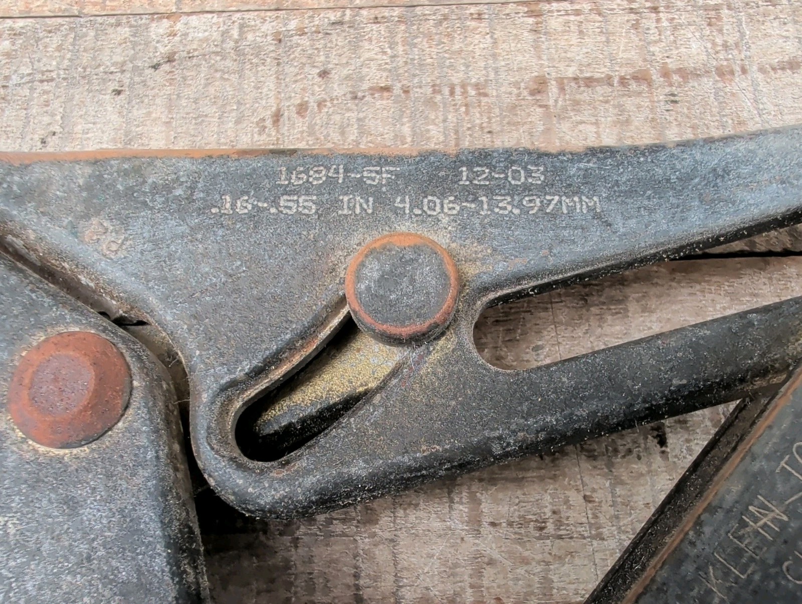 Klein Tools 1684-5F Grip for High Strength Cable .16-.55″ 8k lb Max Load Used