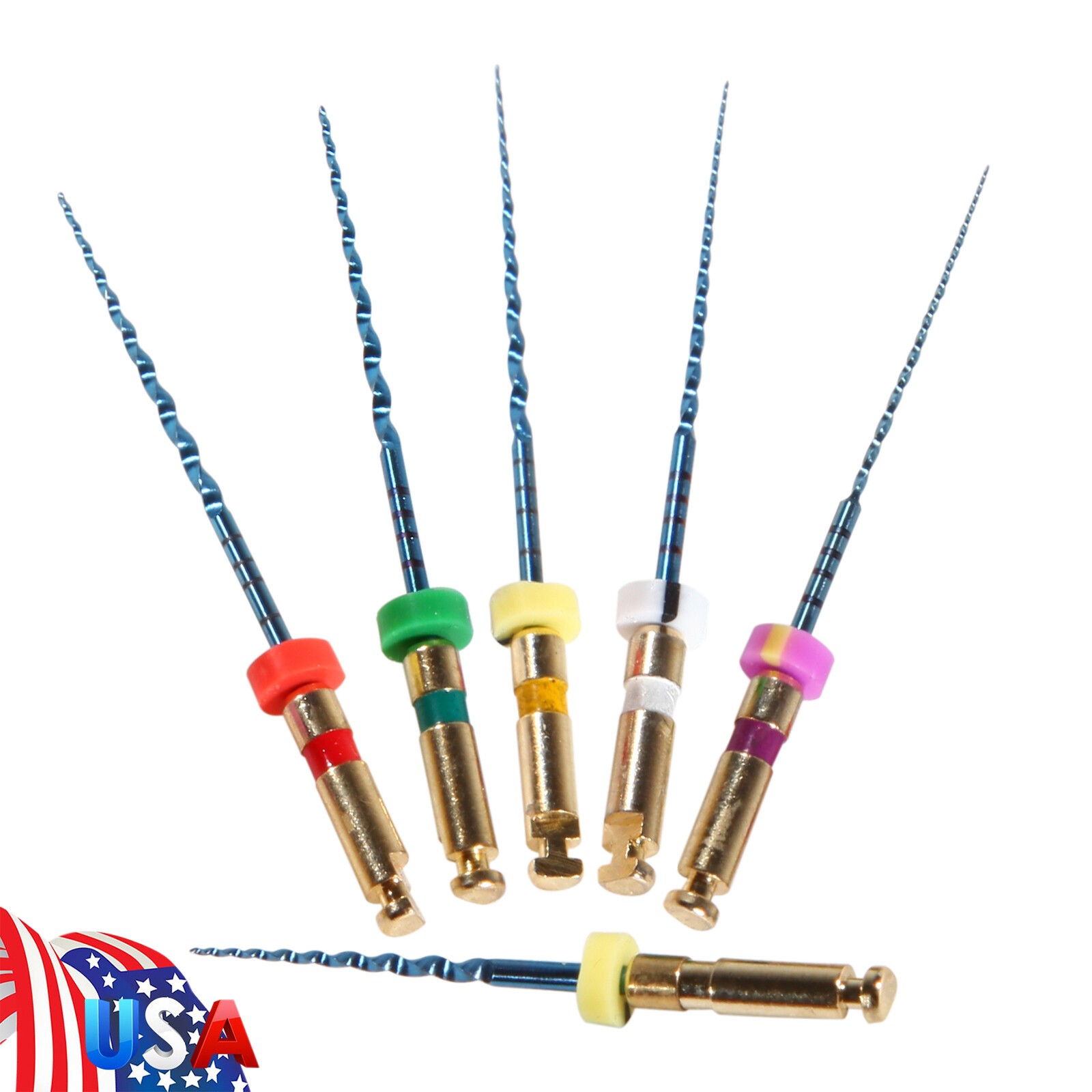 limas endodónticas de motor rotatorio Super NiTi sale 25mm CE FDA 6pcs