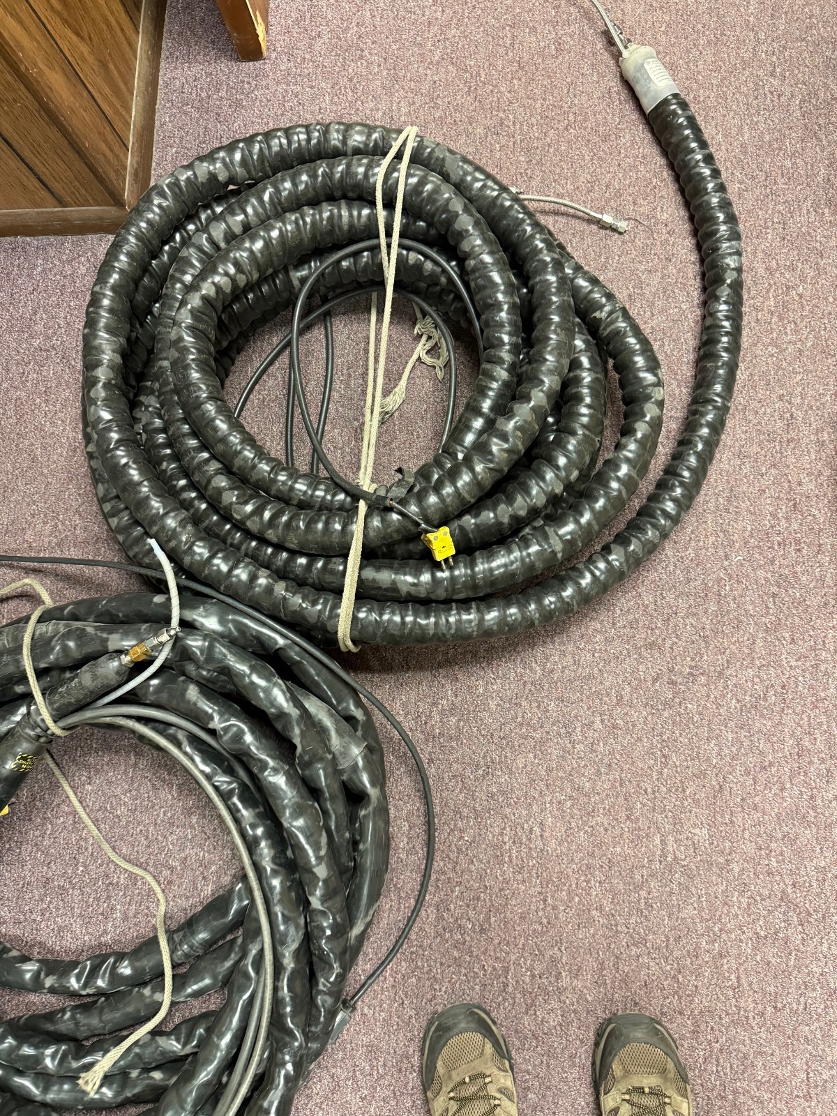 Heated Teflon sampling lines (50 ft. each) & controllers; 350 F max. temps; 120V