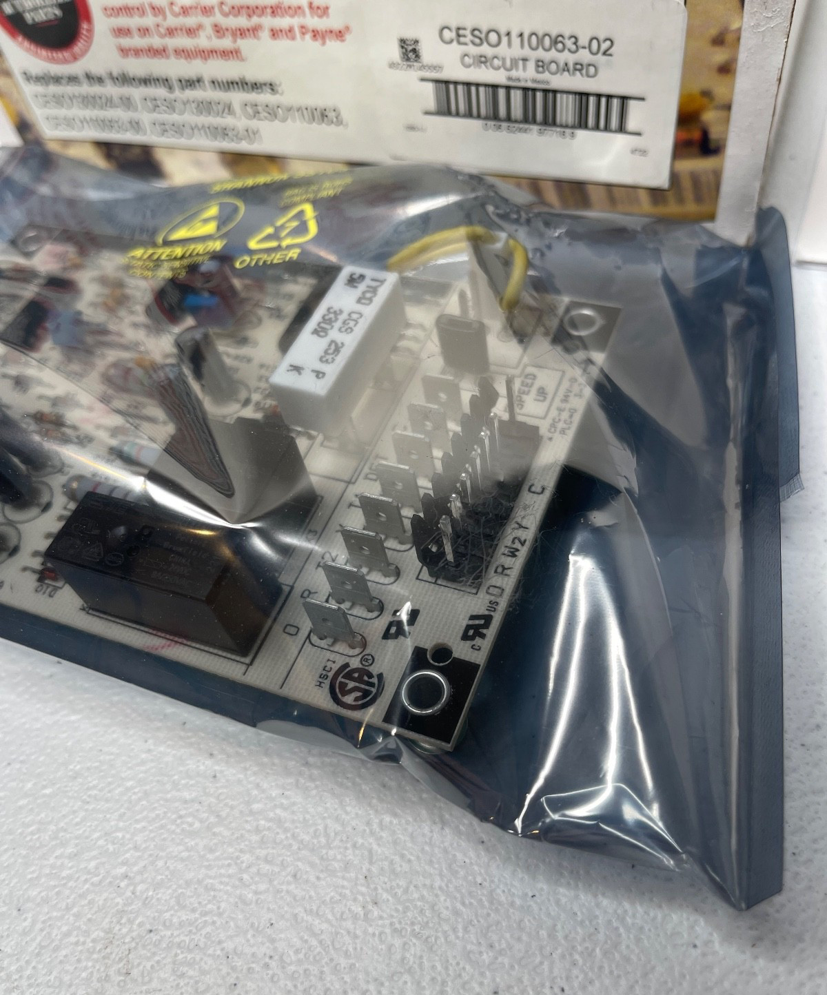 Carrier Bryant CESO110063-02 Heat Pump Defrost Control Board