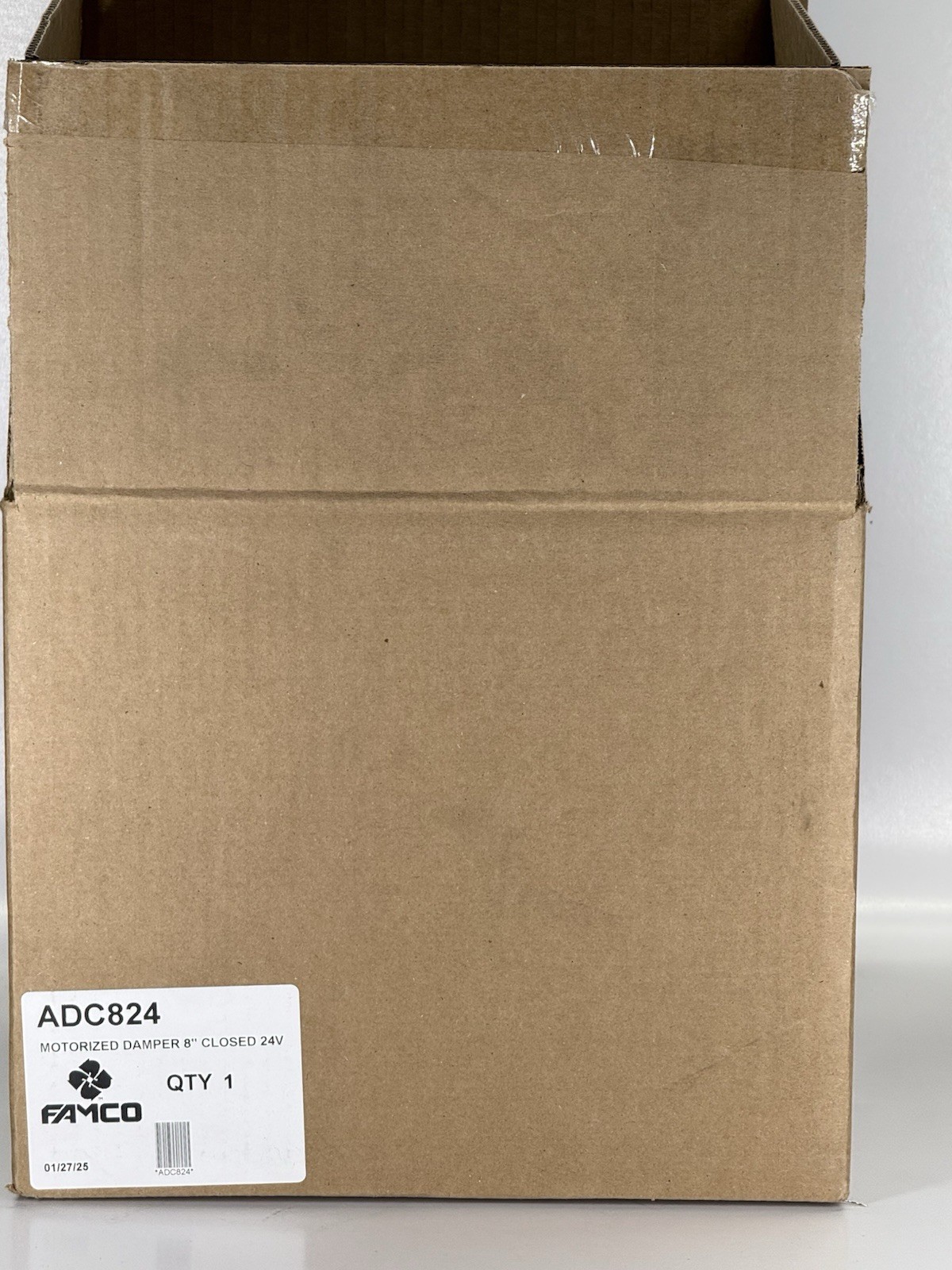 FAMCO ADC824 Motorized Damper 8″ Closed 24V – NEW