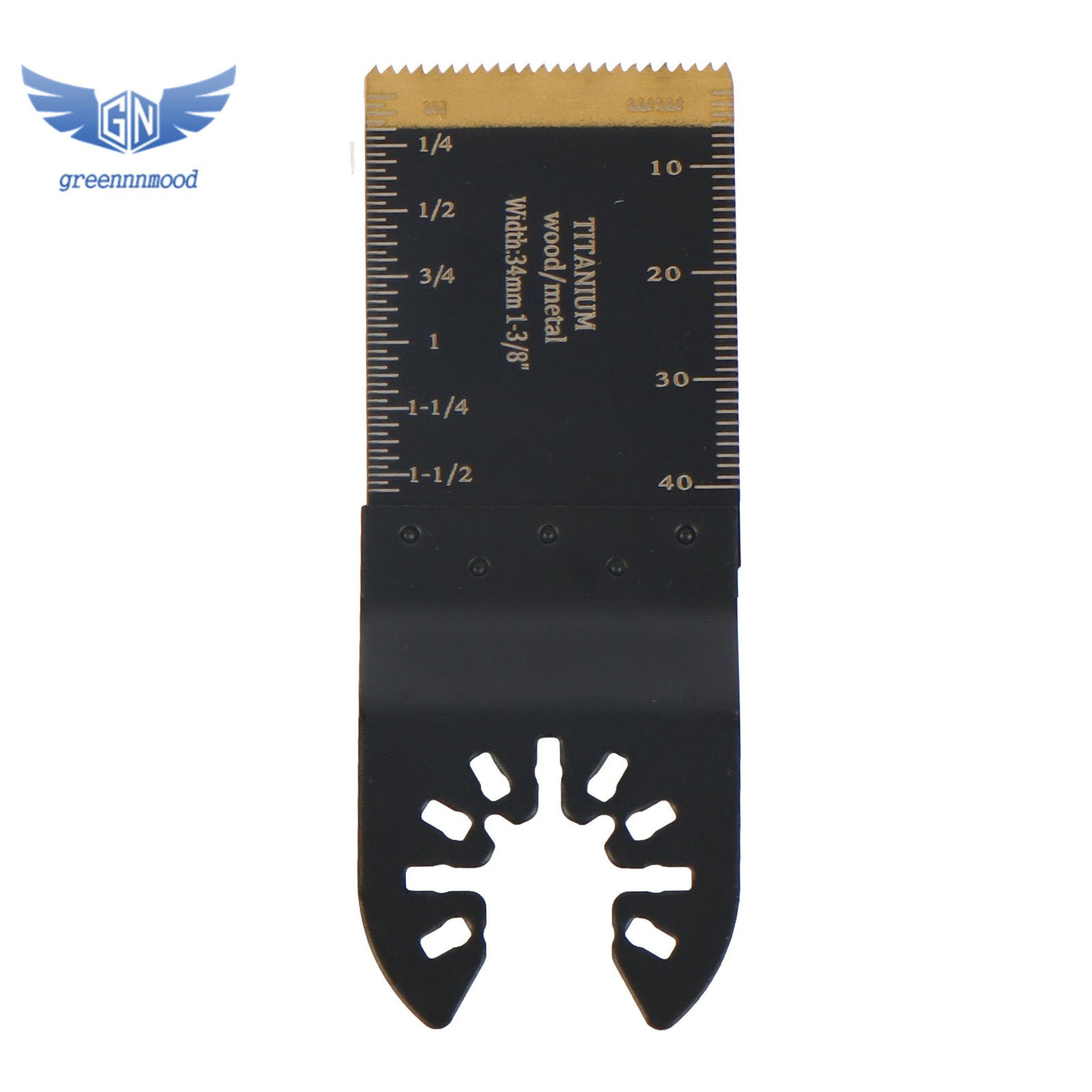 15 PCS Titanium Oscillating Saw Blades Metal Cutting Universal Multitool Blades