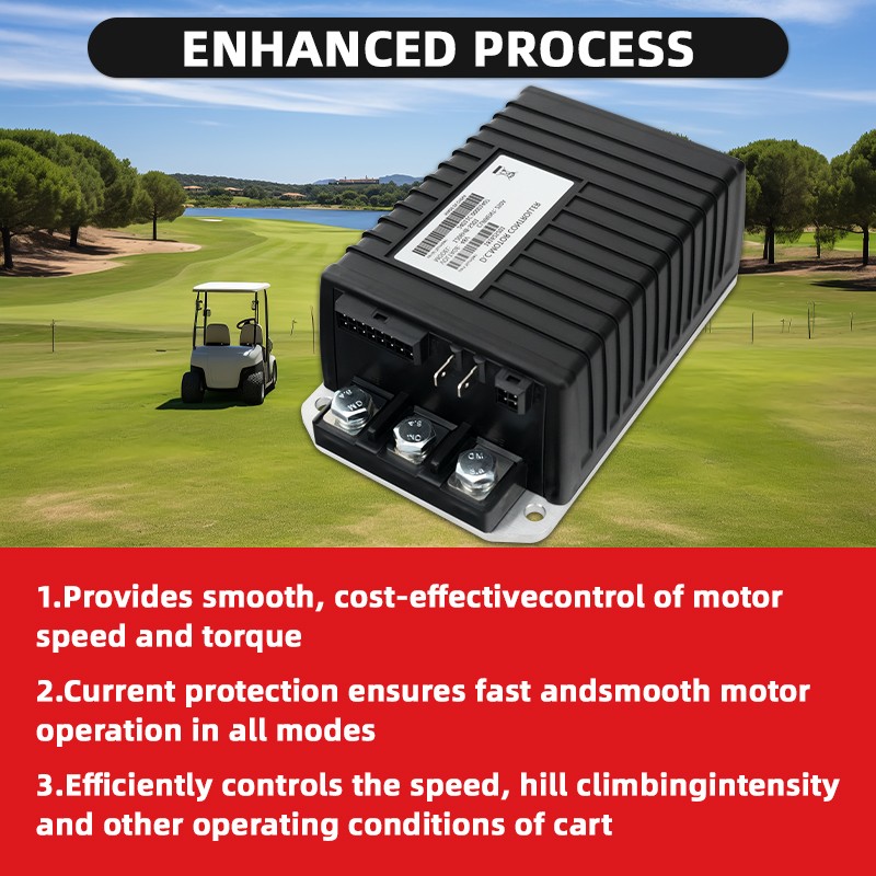 EZGO Curtis Controller 1206HB-5201, 2010-2019 EZGO/Cushman Golf Carts PN 612632