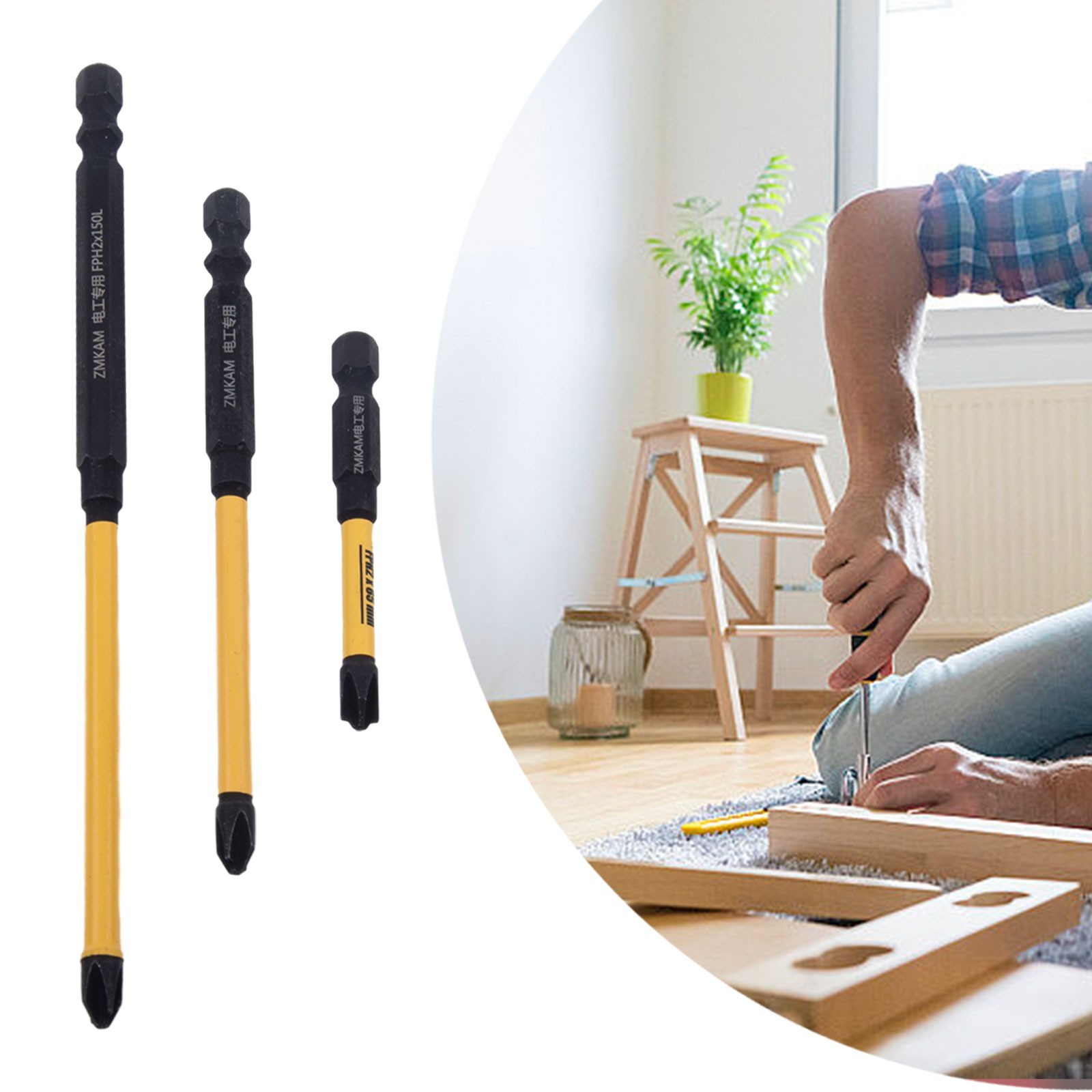 Anti Rust Electrician Screwdriver Bit Set with Magnetic FPH2 FPH2 65 110 150mm