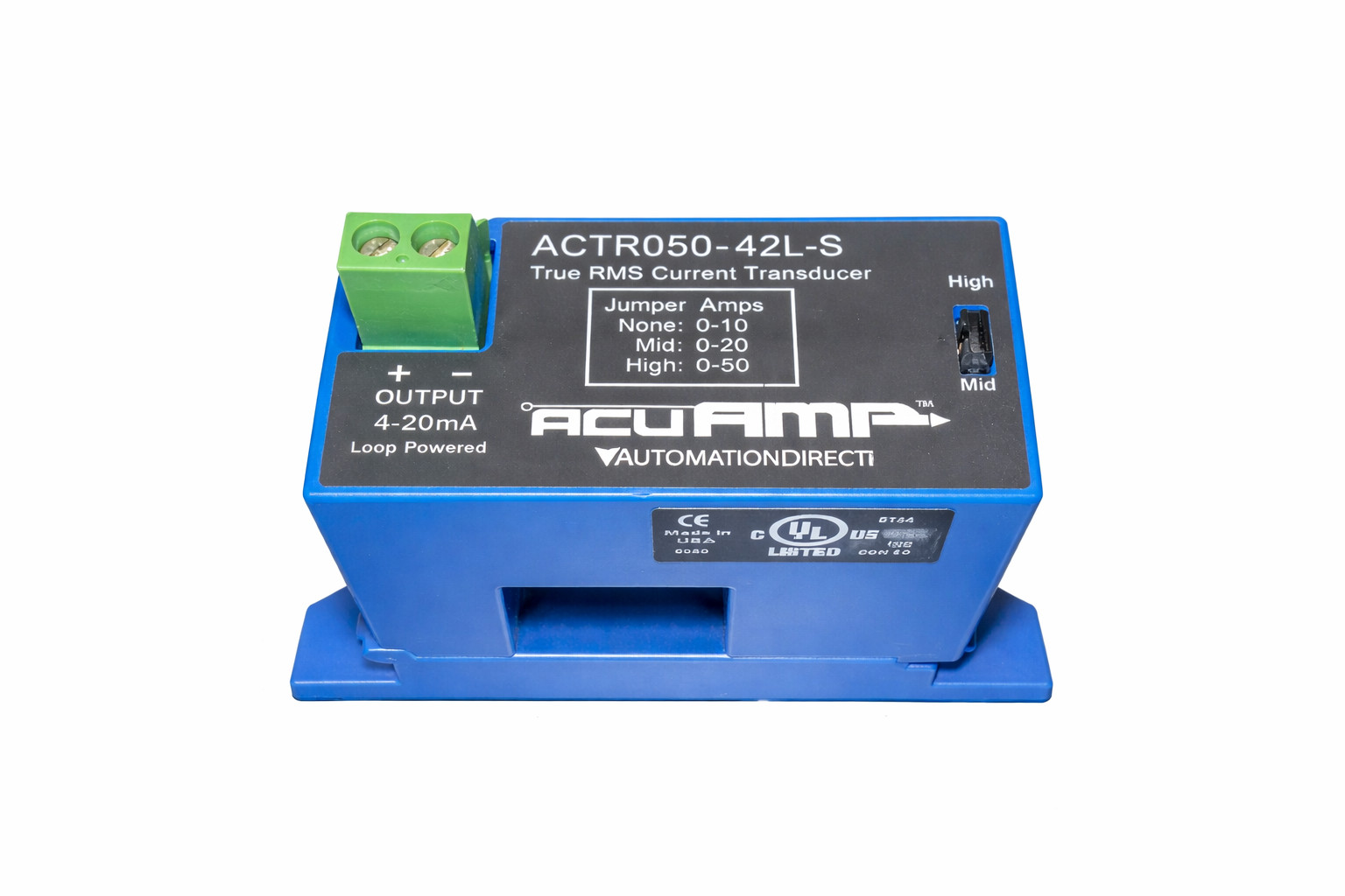 NEW Open Box AUTOMATION DIRECT ACTR050-42L-S / ACTR05042LS CURRENT TRANSDUCER