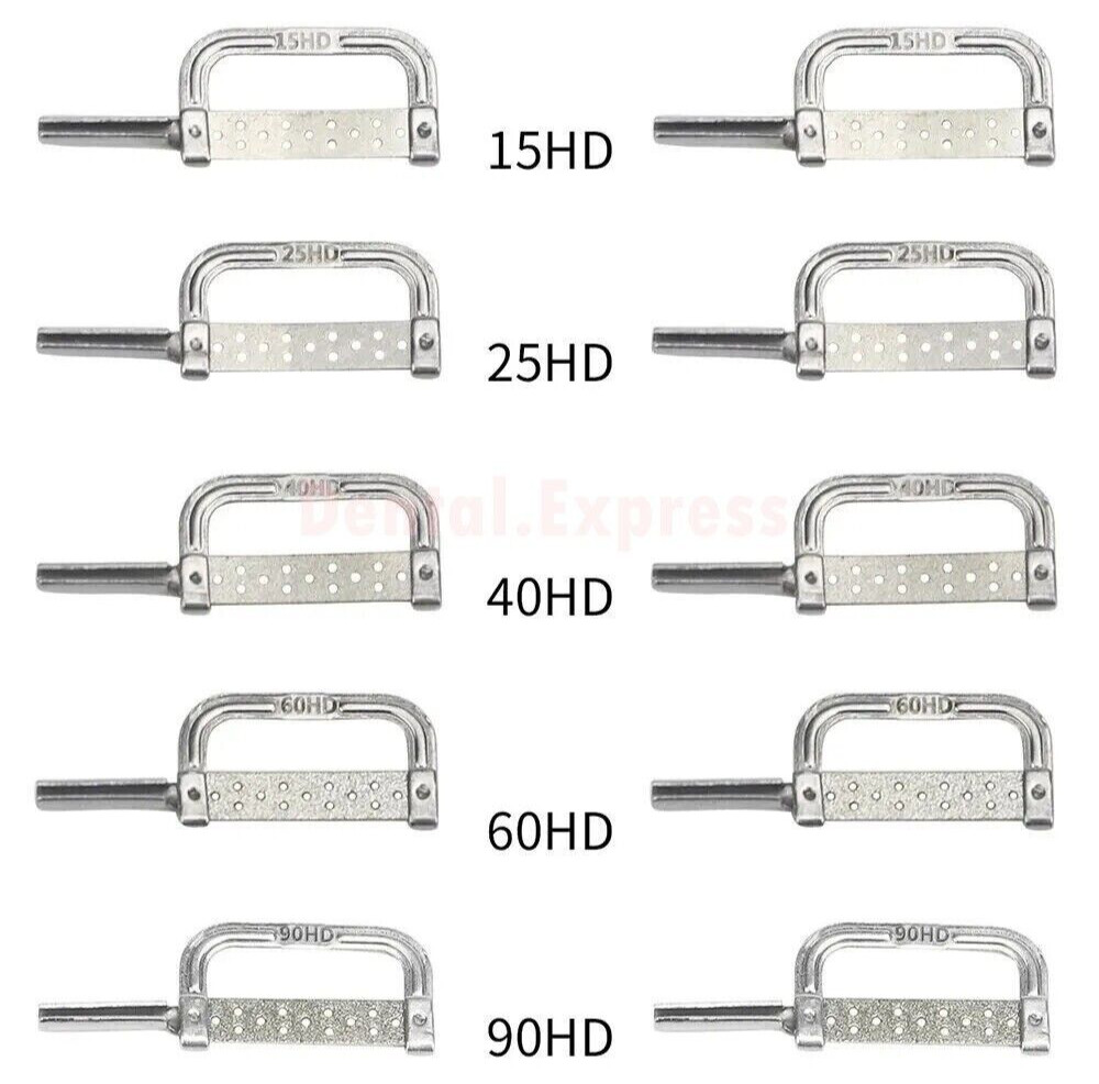Dental Orthodontic Interproximal Enamel Reduction Strip Handle Kit IPR System