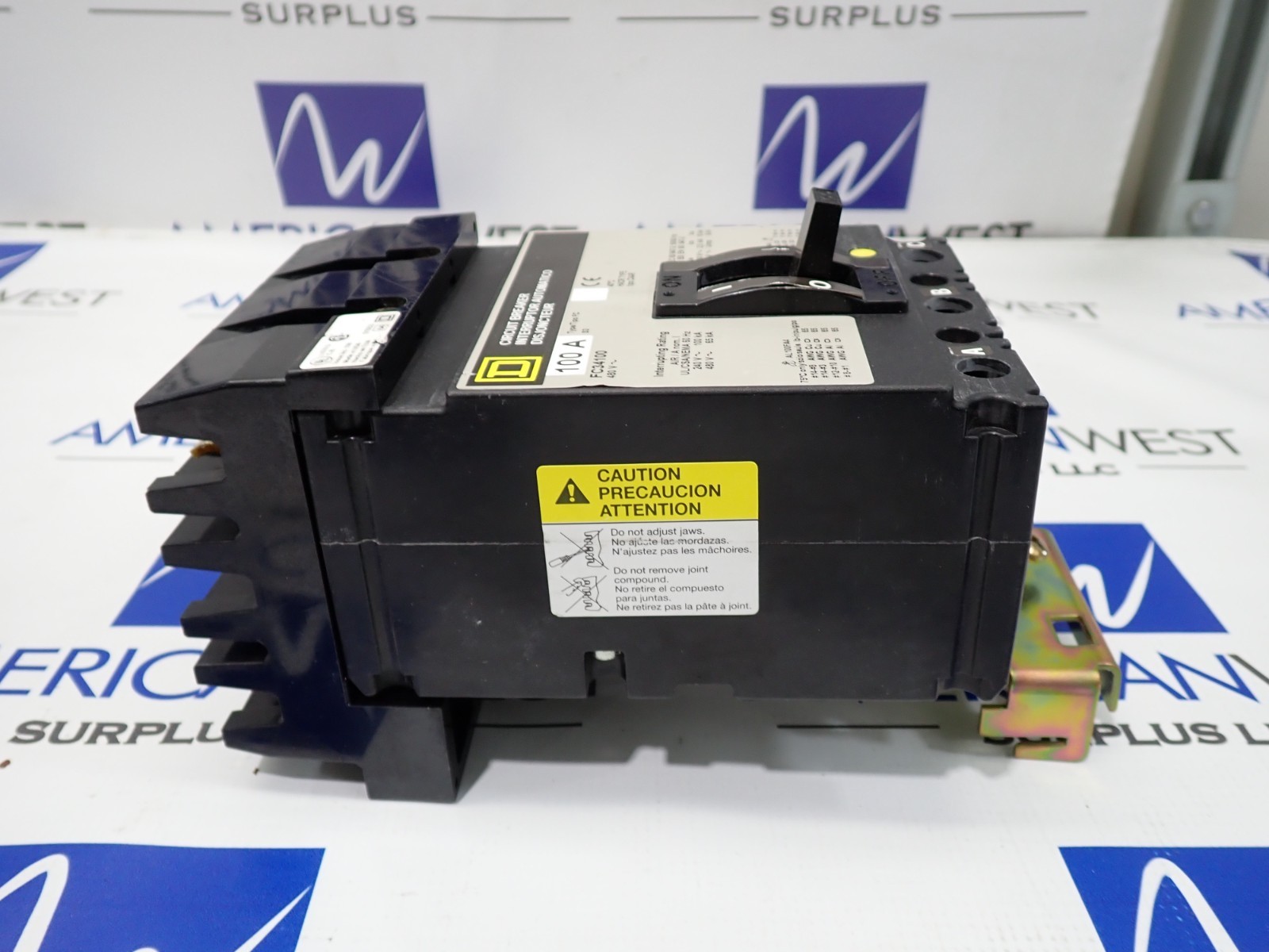 Square D FC34100 3 Pole 100 Amp 480 Volt 65kA I-Line Circuit Breaker – Tested