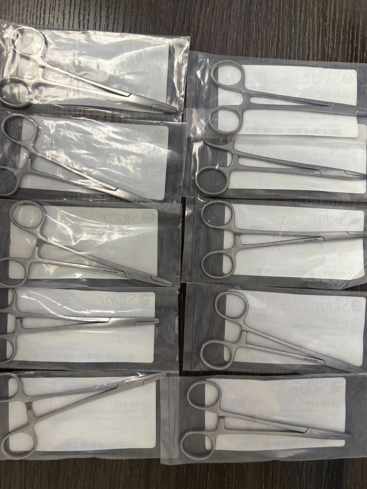 Lot of 10 Sklar 95-847 NEEDLE HOLDER, MAYO-HEGAR 6″, Brand New