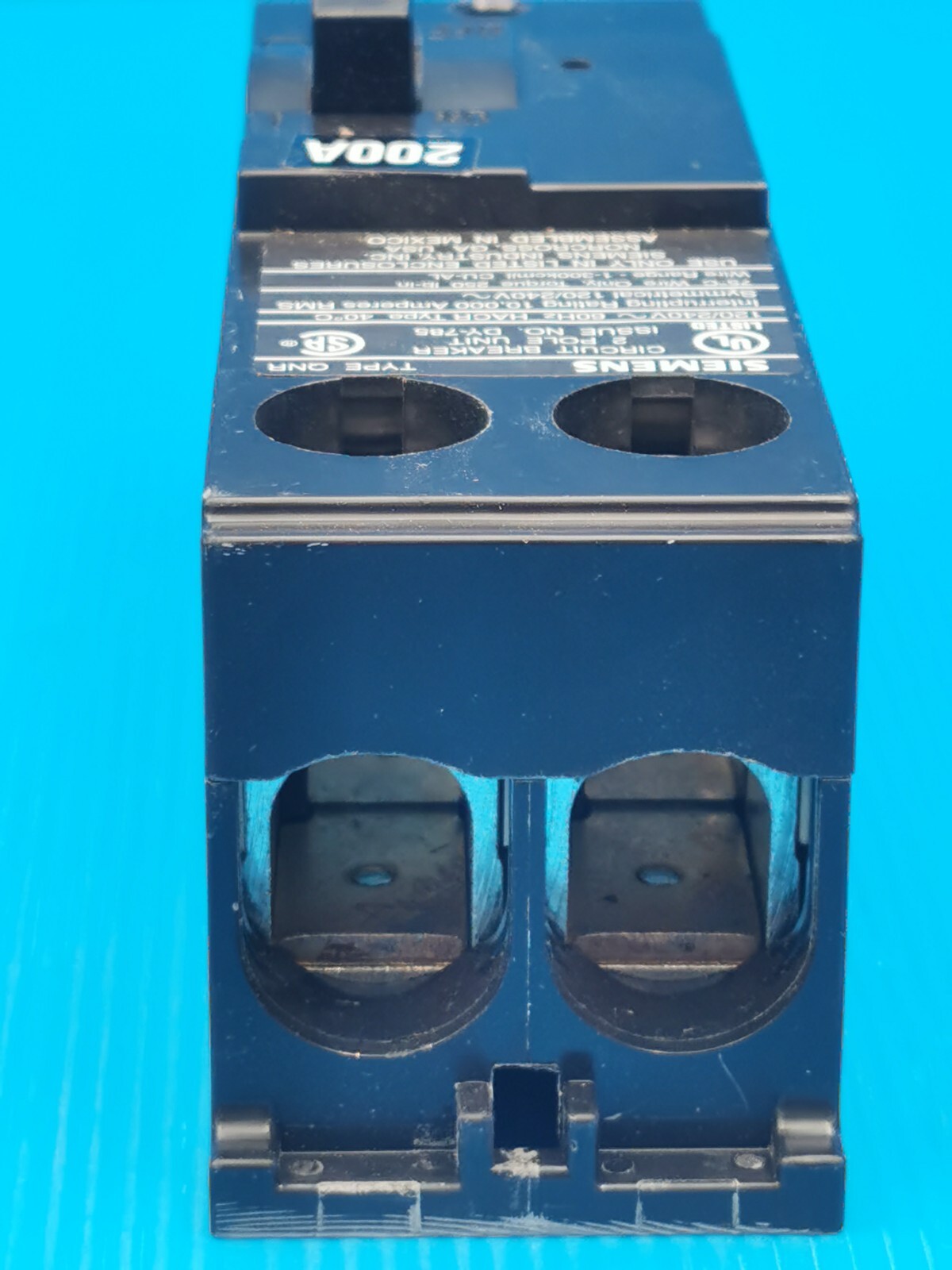 Siemens QN2200R 200-Amp 2 Pole 240-Volt Circuit Breaker