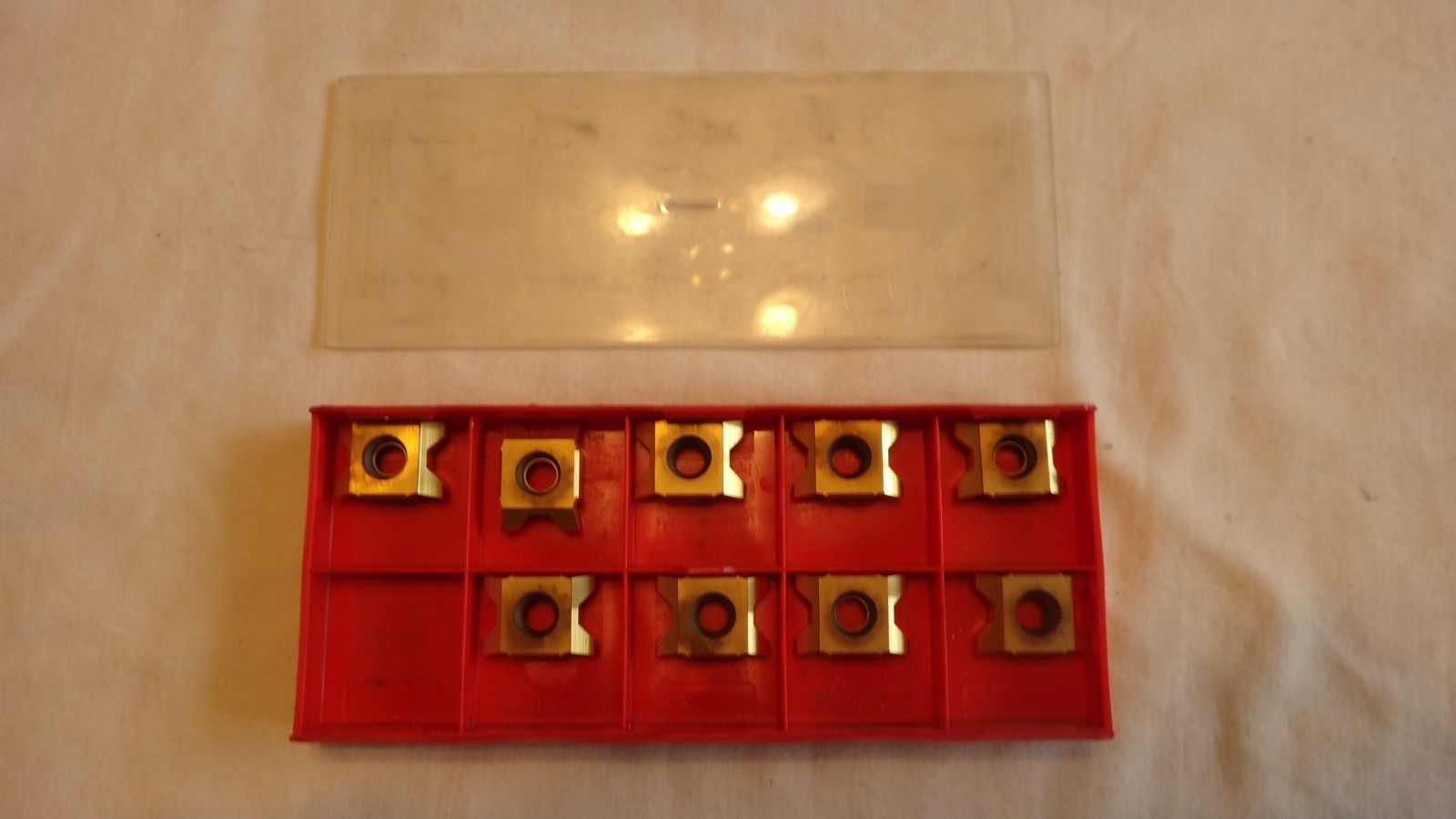 Scandinavian Tool 20X V60 K20C Quad Thread Carbide Threading Inserts. 9 Pcs