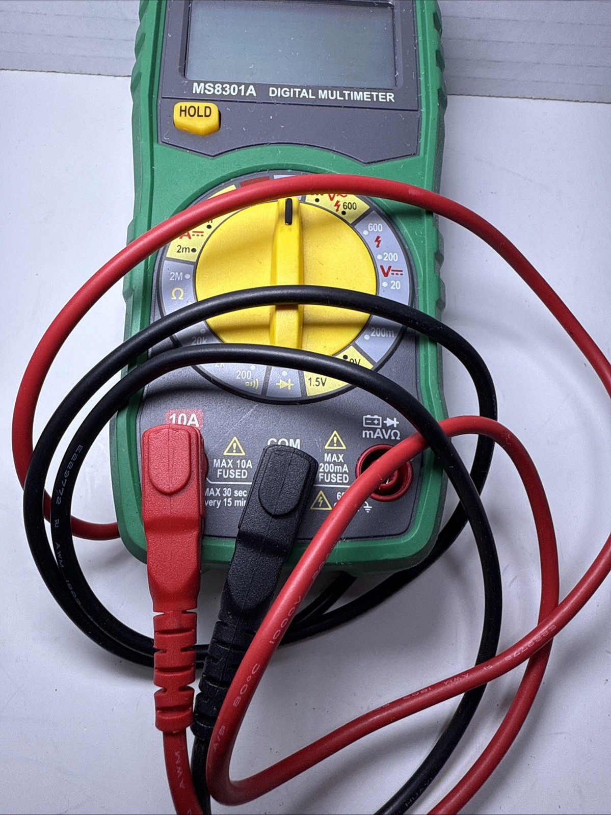 Digital Multimeter AC DC Voltmeter Ammeter Ohmmeter Volt Tester Meter MS8301A