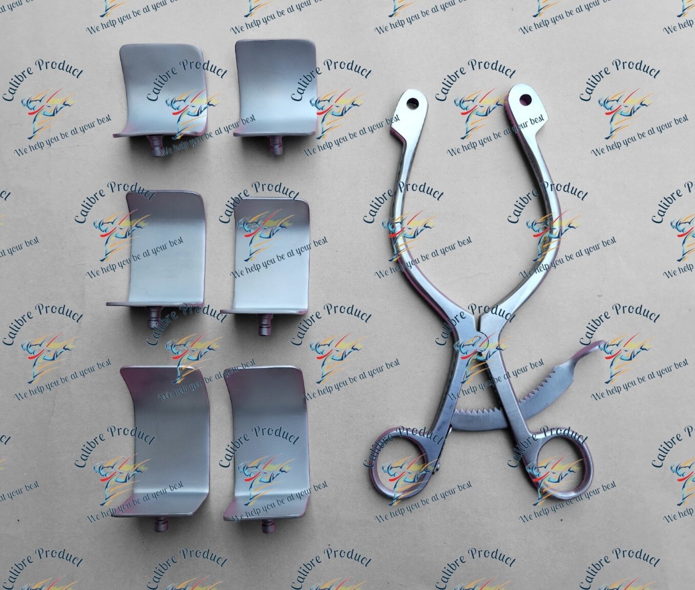 Kolbel Self Retaining Retractor With 6 Blades Shoulder Arthroplasty Orthopedic