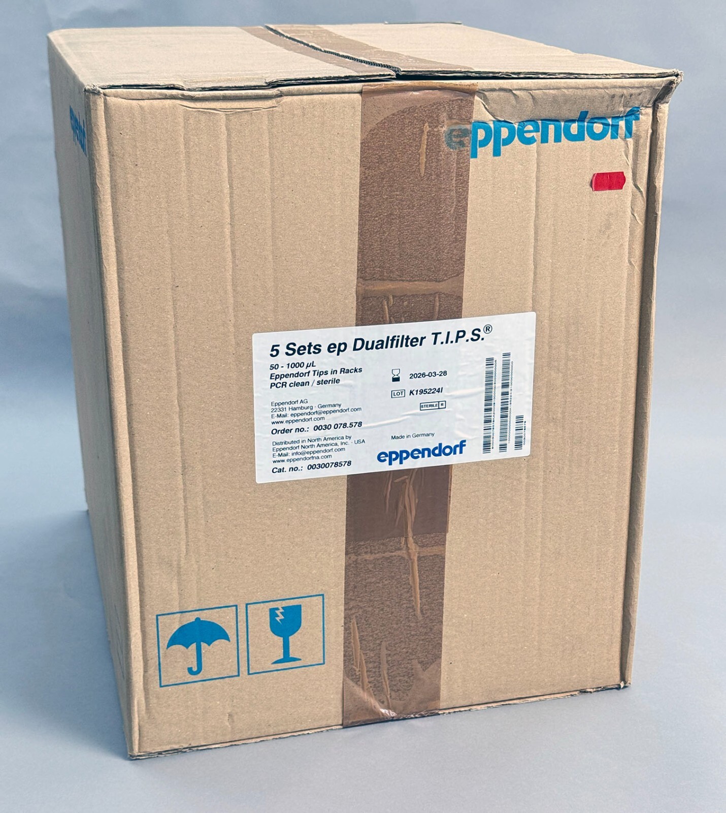 Eppendorf EP Dualfilter 50-1000uL Pipette Tips T.I.P.S. In Racks #0030078578