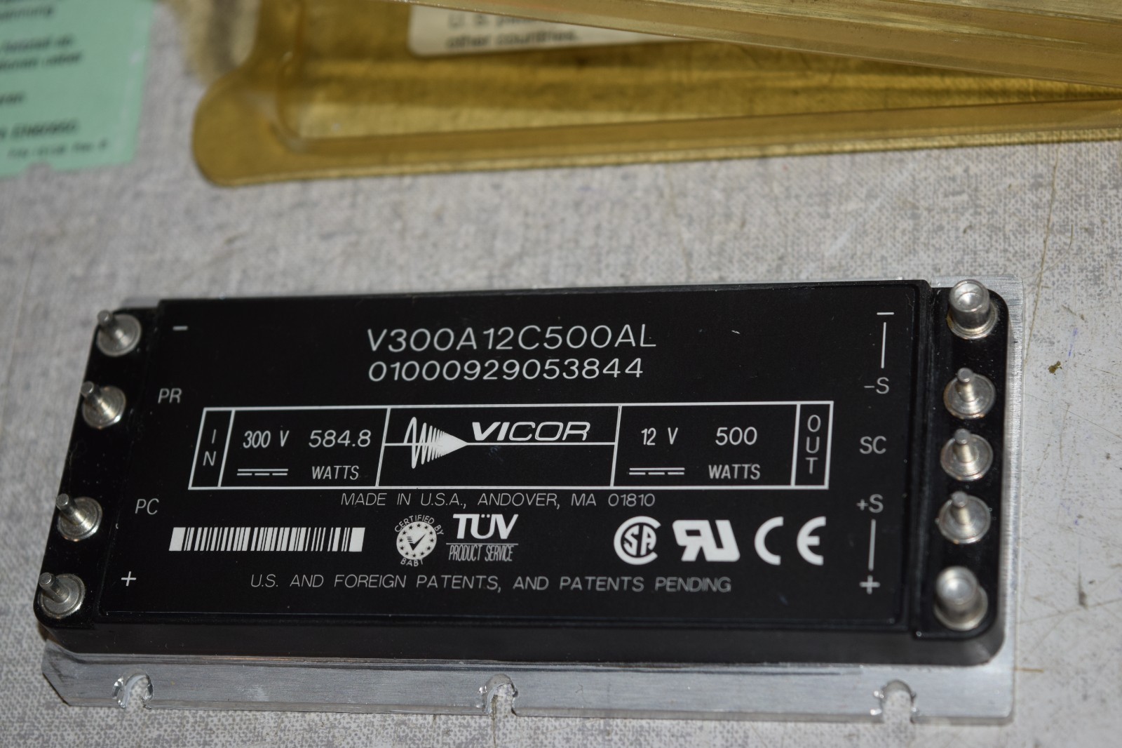 VICOR V300A12C500AL Power Supply Module
