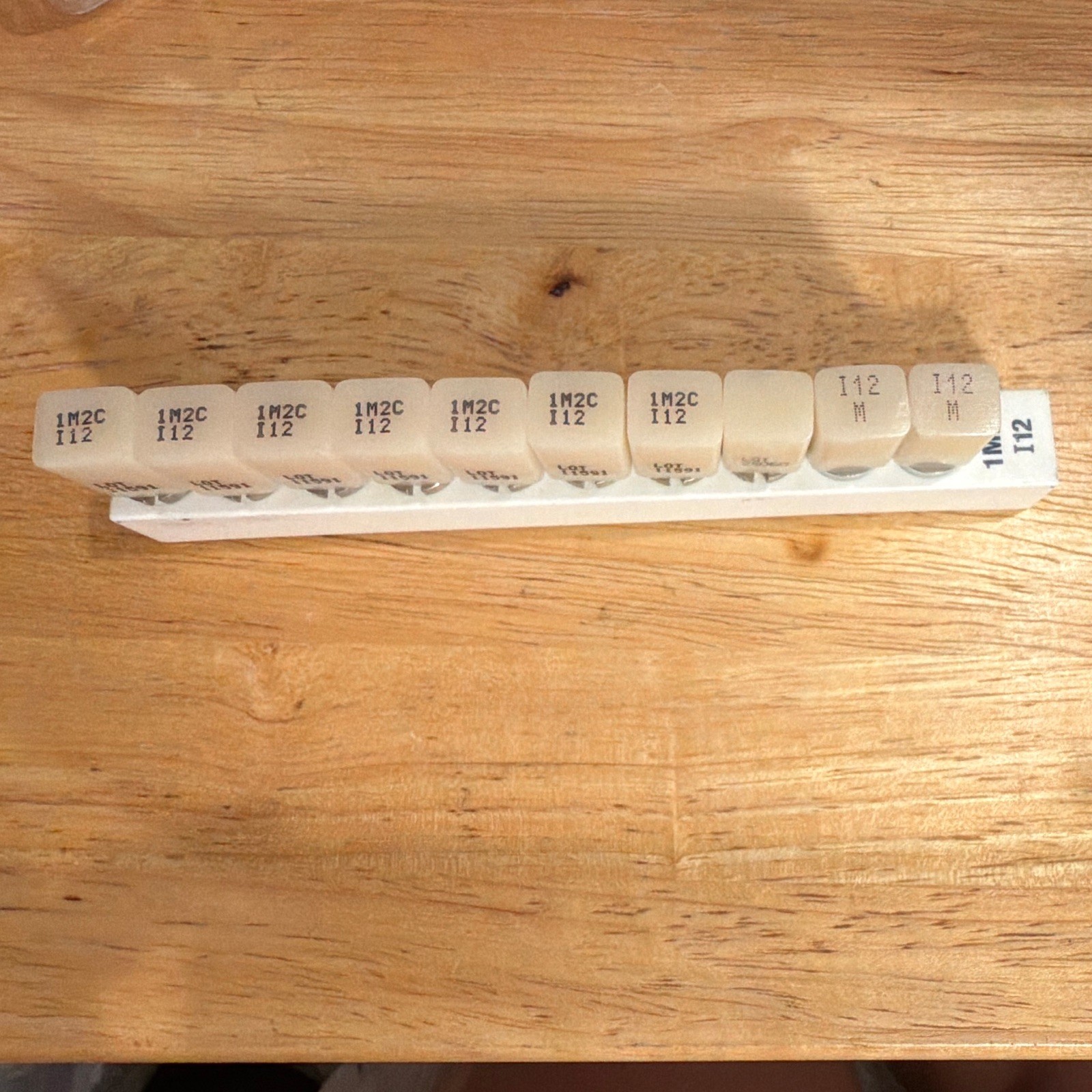 VITA VITABLOCS Mark II Shade Guide Blocks Tabs Set 1M2C I12 Lab, I12M
