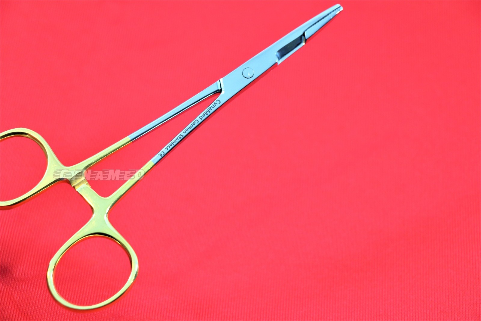 5 EA GOLD HANDLE GERMAN OLSEN HEGAR NEEDLE HOLDERS HEMOSTAT SCISSORS 6.5″ DENTAL
