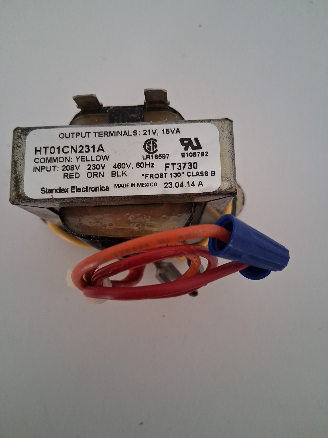 Carrier HT01CN231A HVAC Transformer 60Hz 208/230V 460V Out- 21V 15VA FT3720 NEW