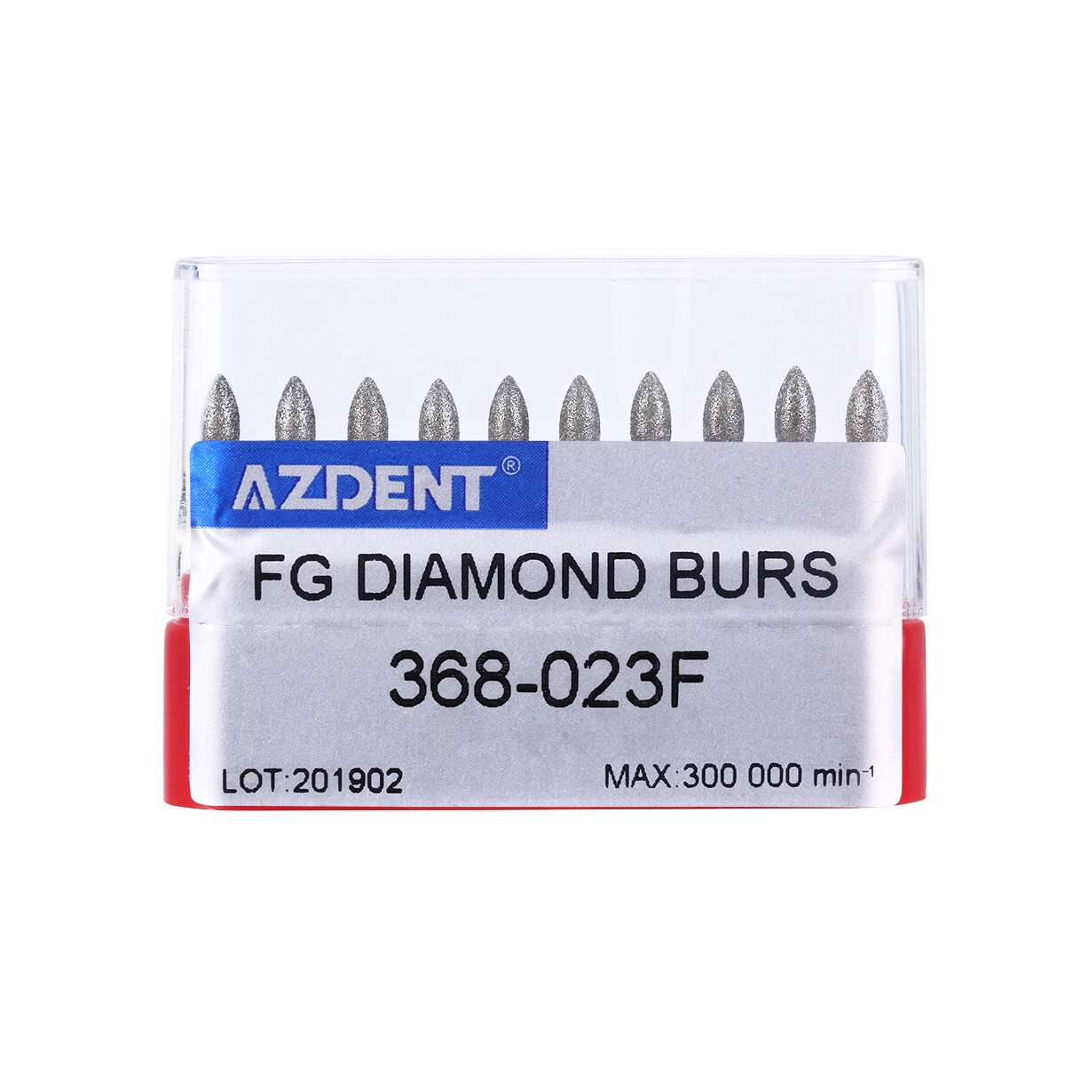 Dental Diamond Burs Football FG 368-023 Egg Shape Coarse Grit High Speed Burr