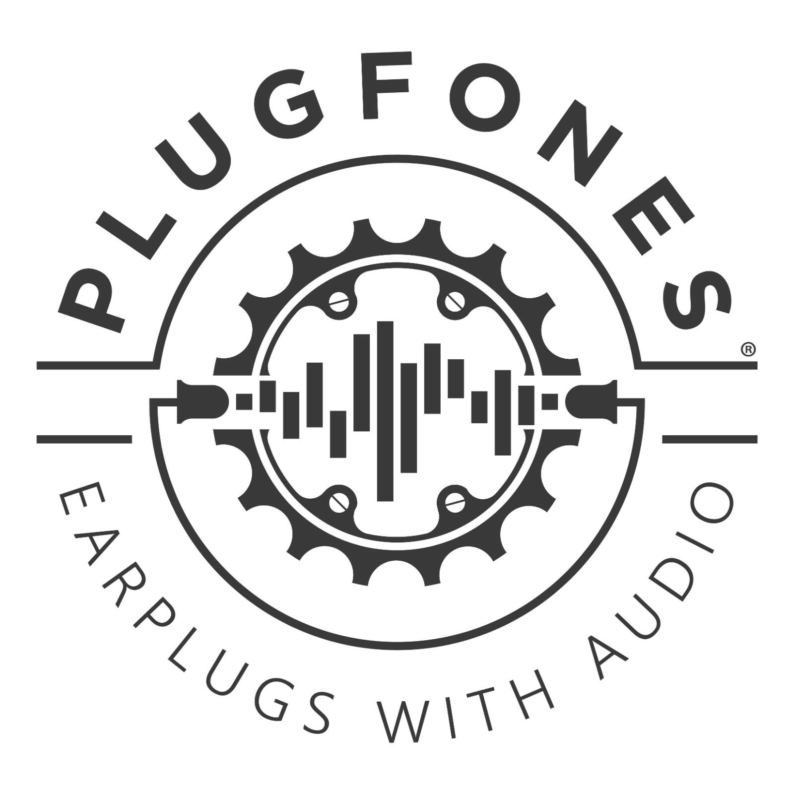 Plugfones Guardian Earplug, Headphones, Blue/Yellow