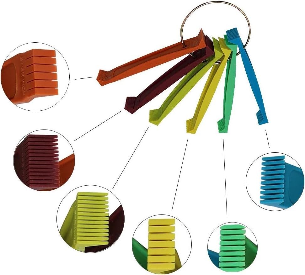 FCR6 Ring Fin Comb Set Cleaning Brush Coil Condenser Brush fit Air Conditioner