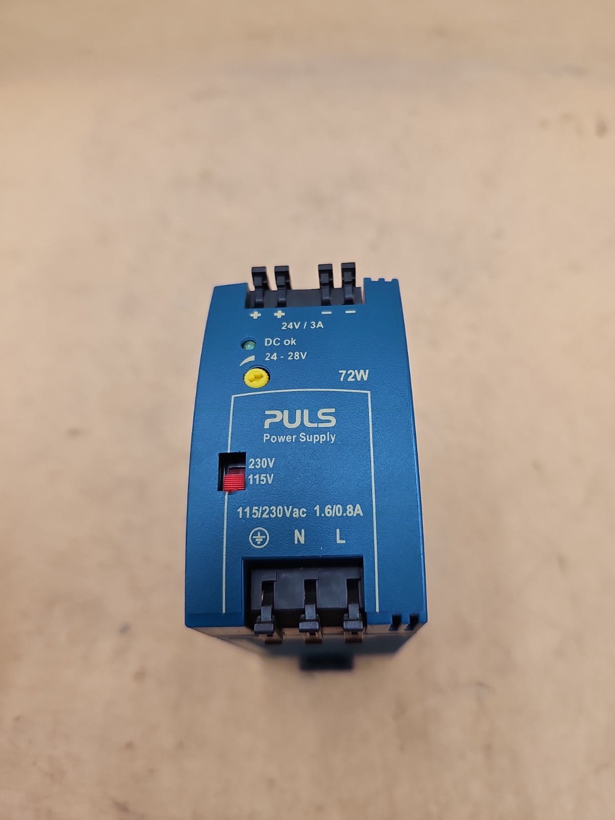 PULS ML70.100 24VDC POWER SUPPLY 3A 120/240VAC IN